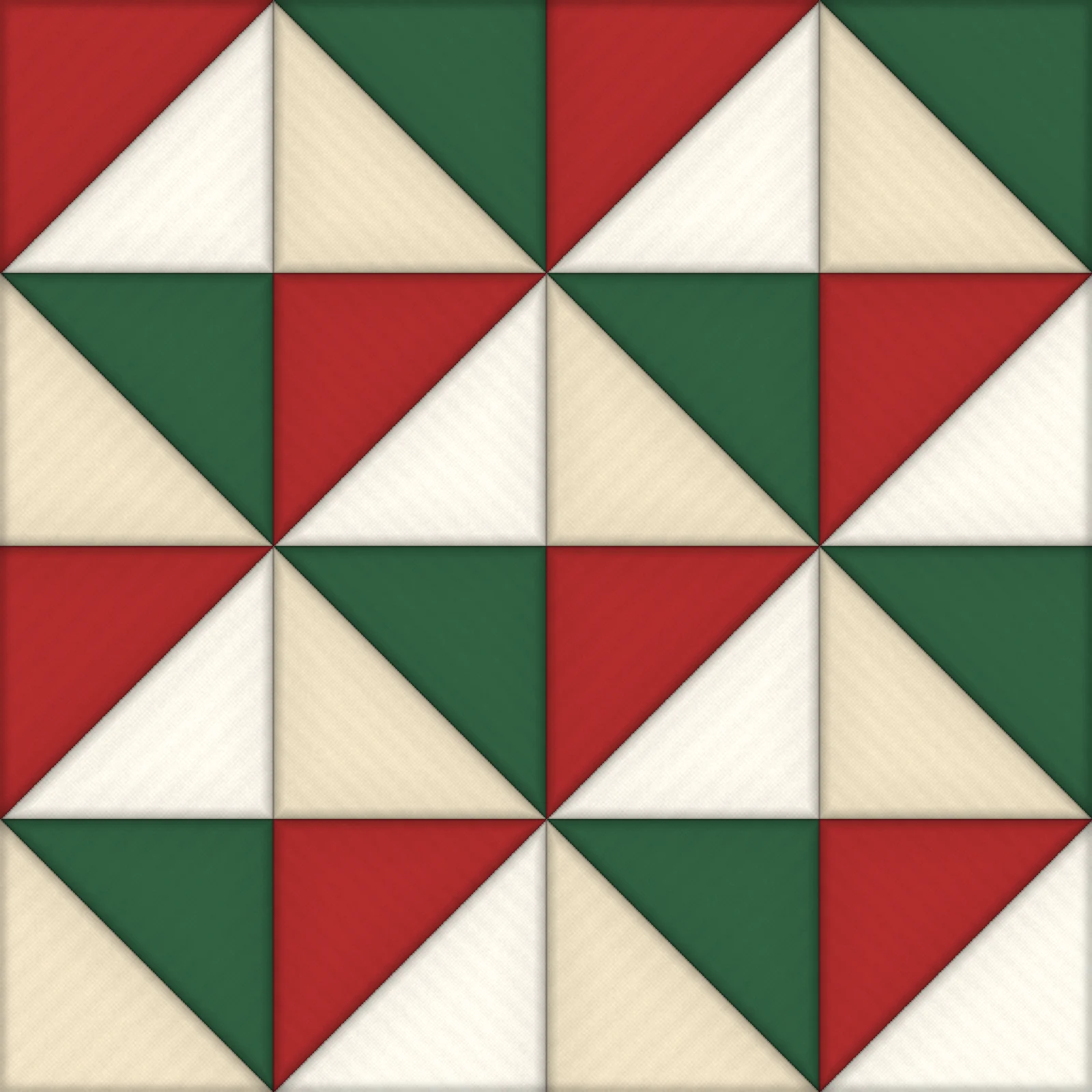 Broken Dishes Quilt Block: finished kinusaiga piece