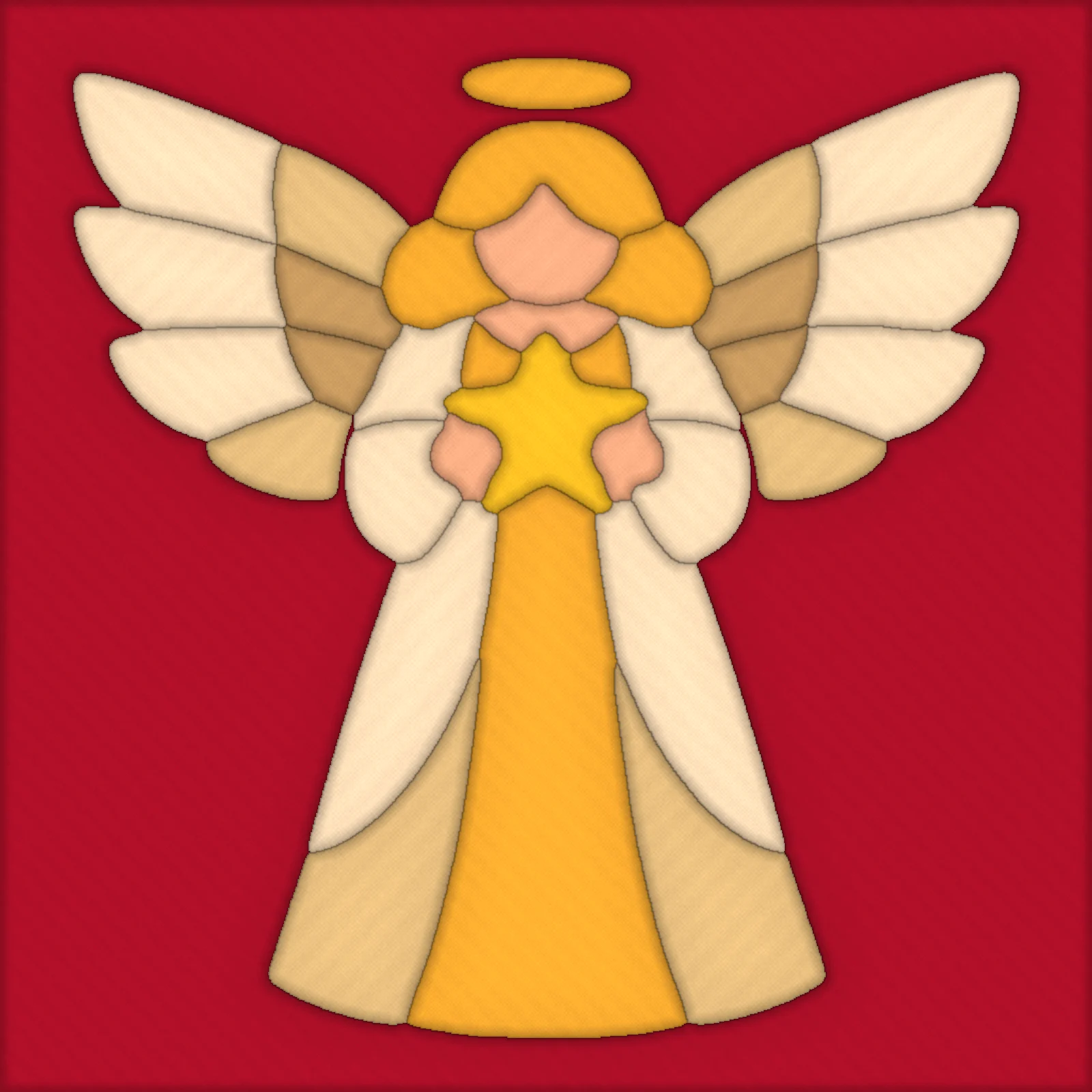 Christmas Angel: fabric colors