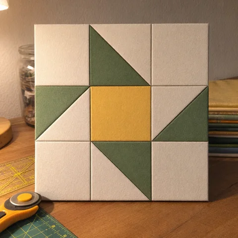 Friendship Star Quilt Block