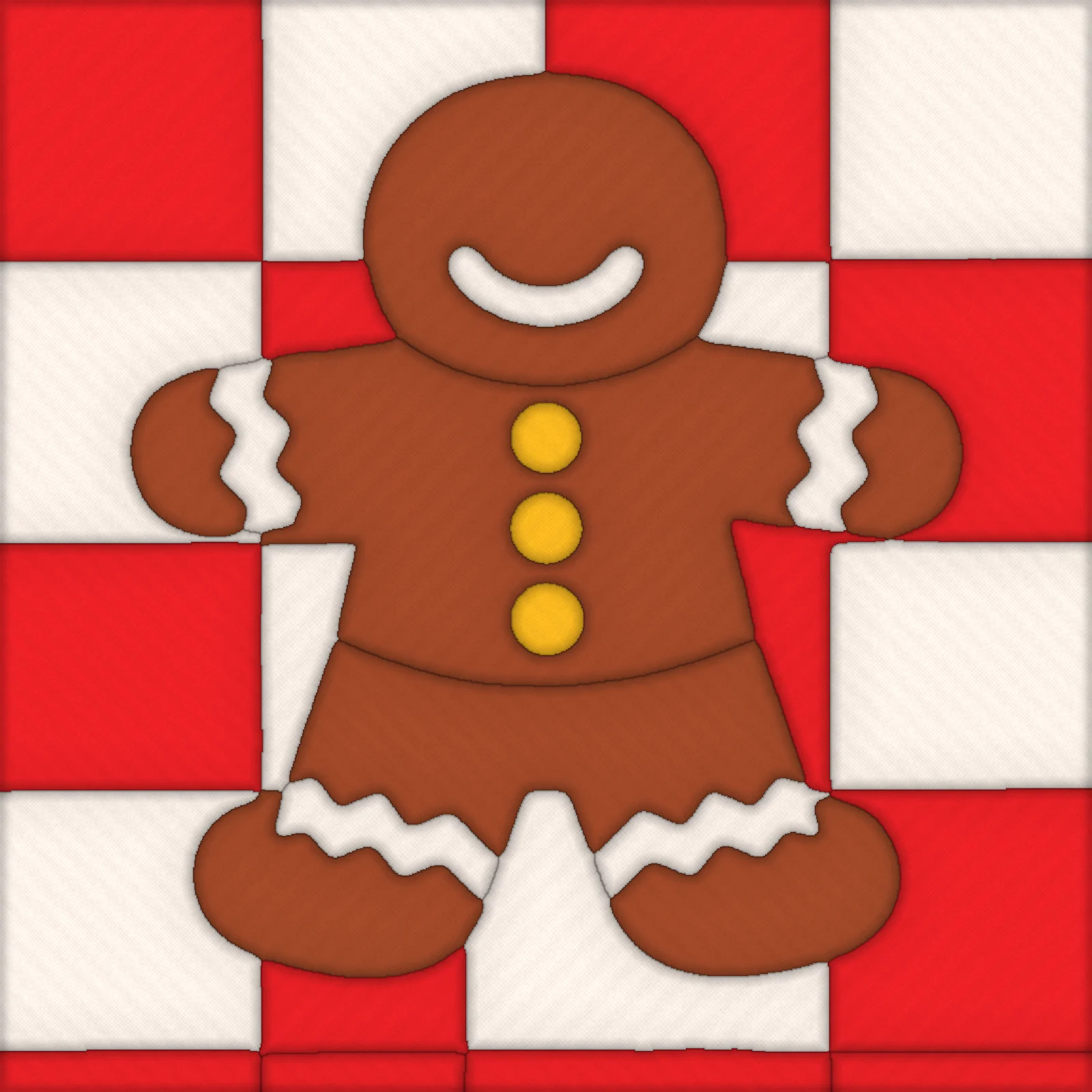 Gingerbread Cookie: fabric colors