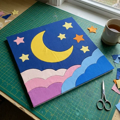 Moon and Stars