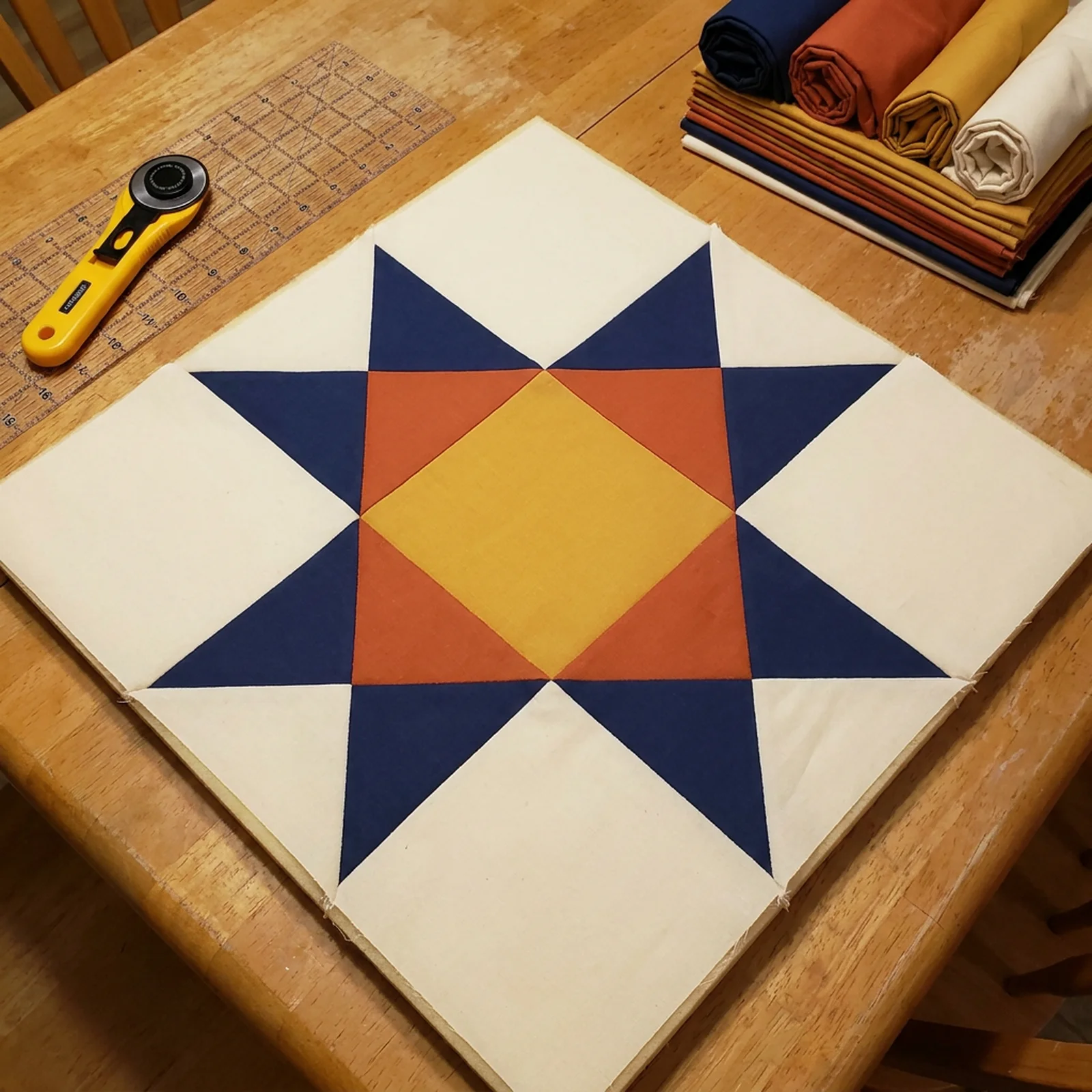 Ohio Star Quilt Block: Free Kinusaiga Pattern (PDF) | Kinusaiga.org