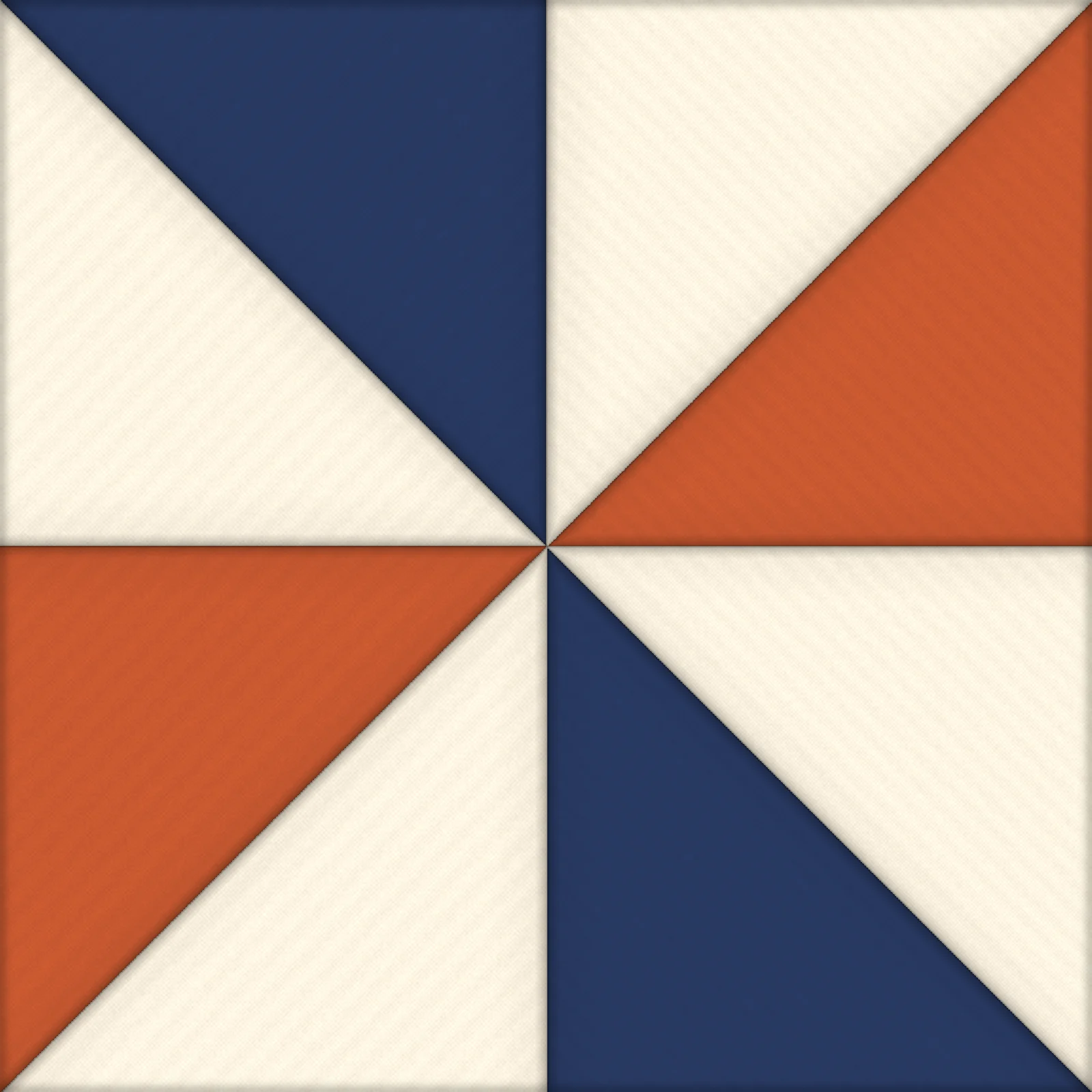 Pinwheel Quilt Block: finished kinusaiga piece
