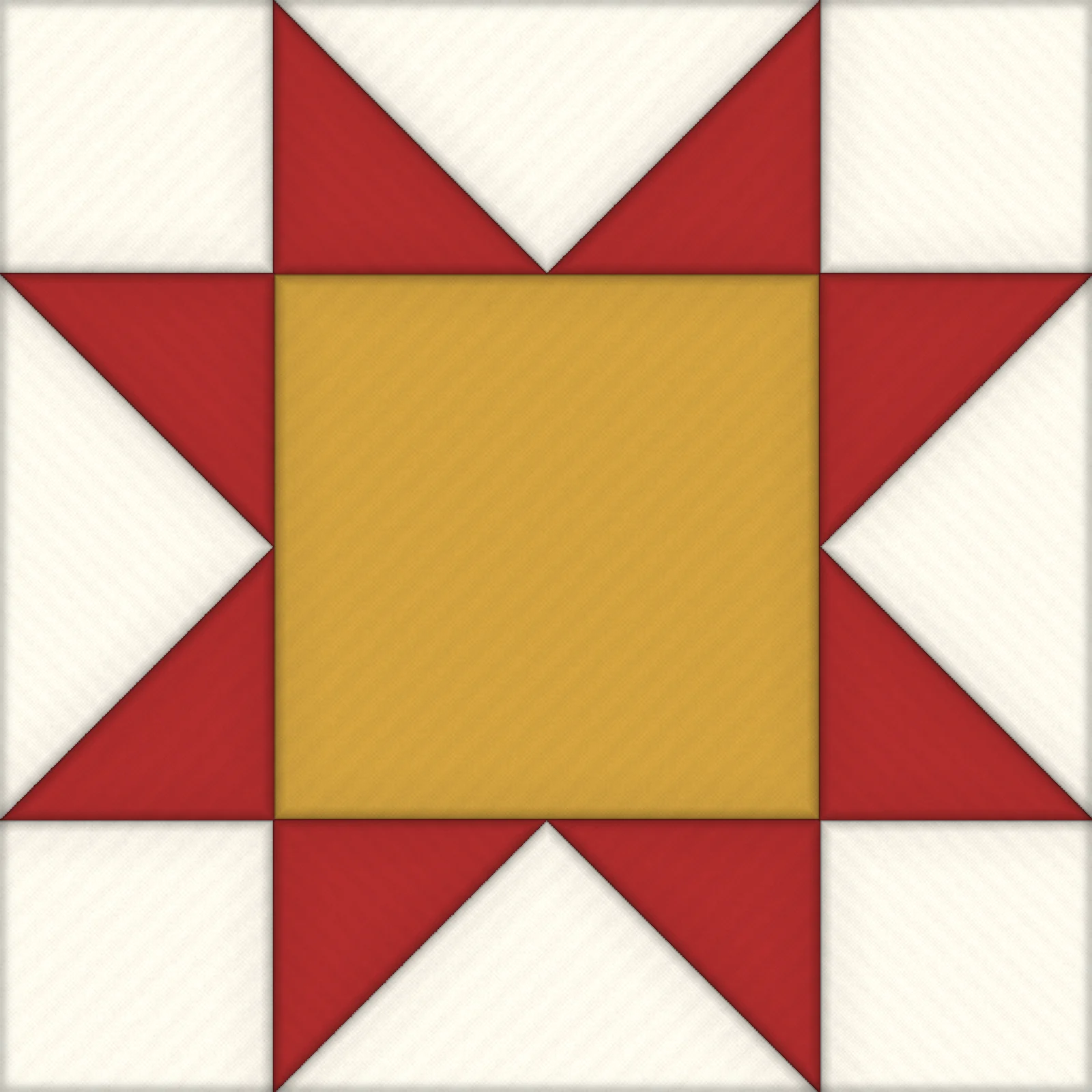 Sawtooth Star Quilt Block: finished kinusaiga piece